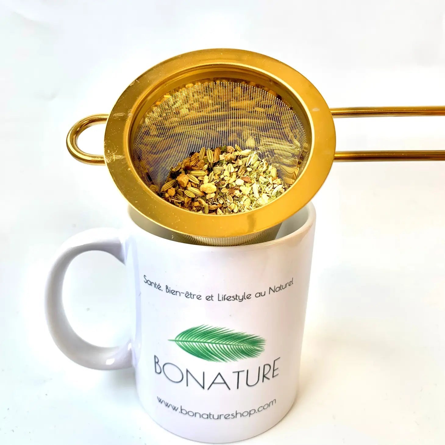 Strainer Tea Infuser - Gold - Public Mercantile