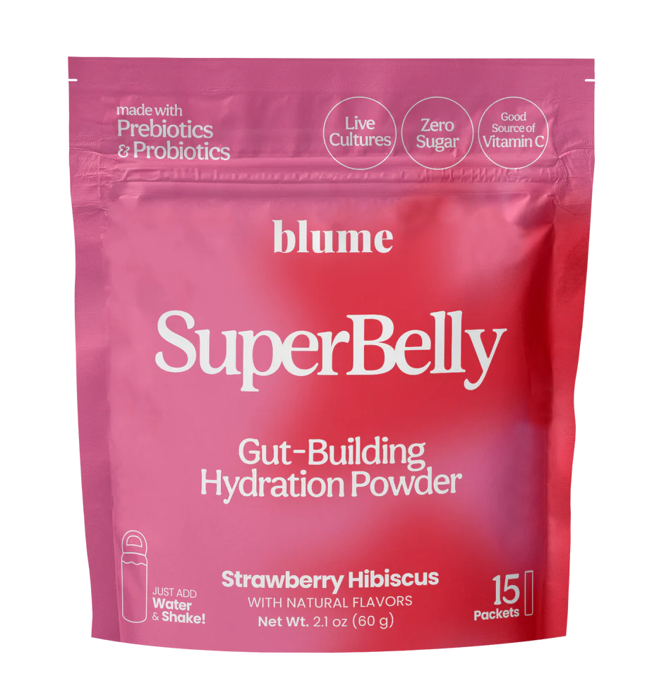 Blume SuperBelly Hydration Powder — Strawberry Hibiscus
