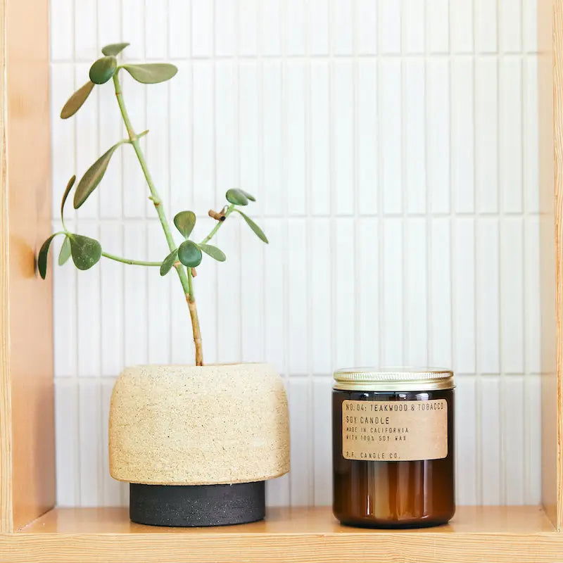 Teakwood & Tobacco Candle — P.F. Candle - Public Mercantile