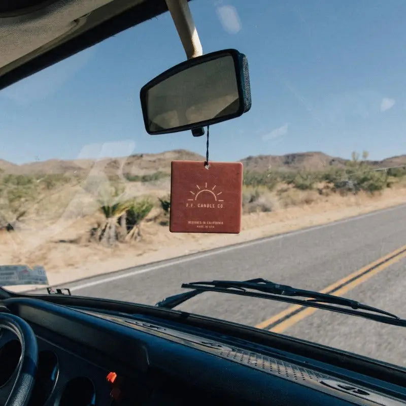 Teakwood & Tobacco Car Fragrance — P.F. Candle - Public Mercantile