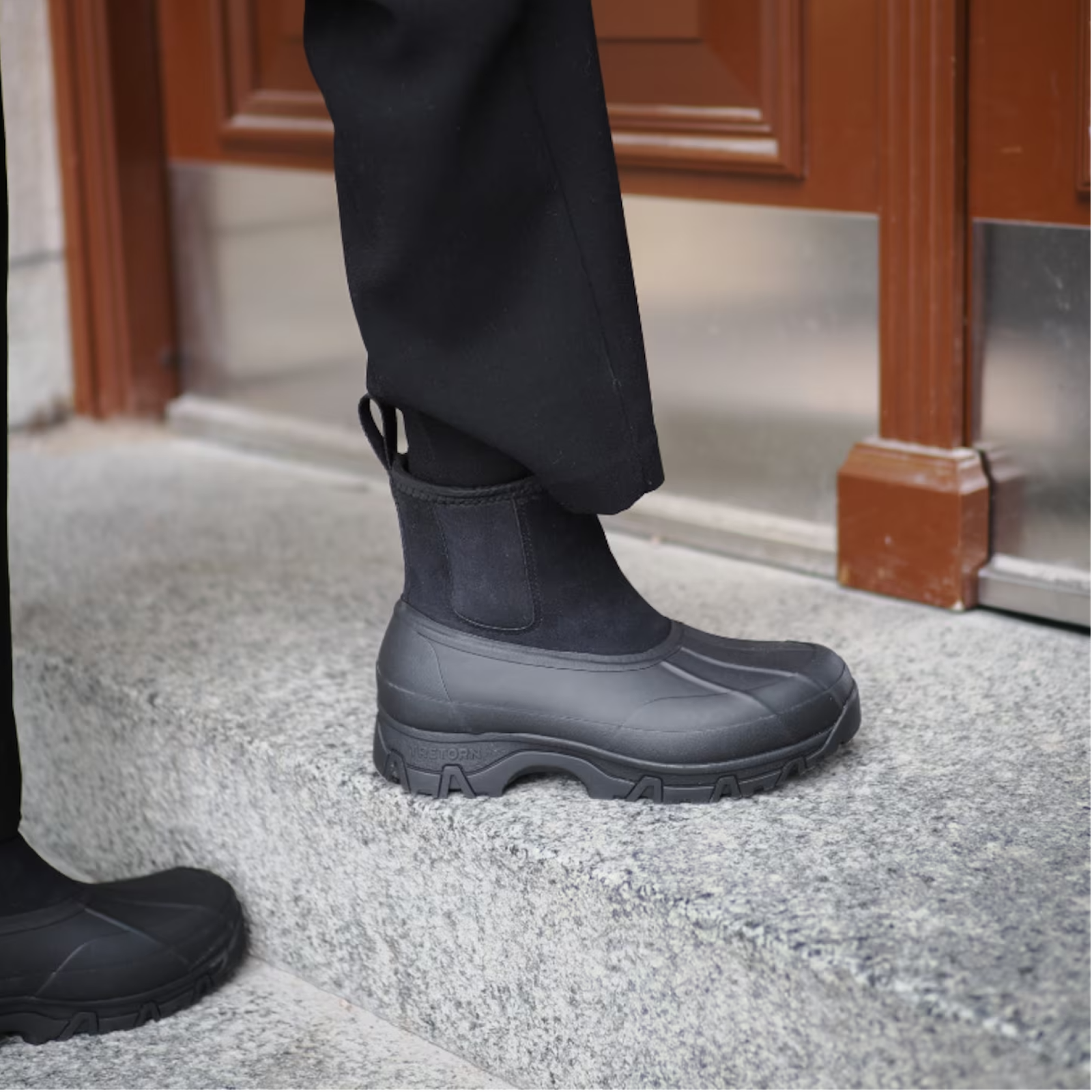 Tretorn Ahus Hybrid Rain Boot — Jet Black - Public Mercantile