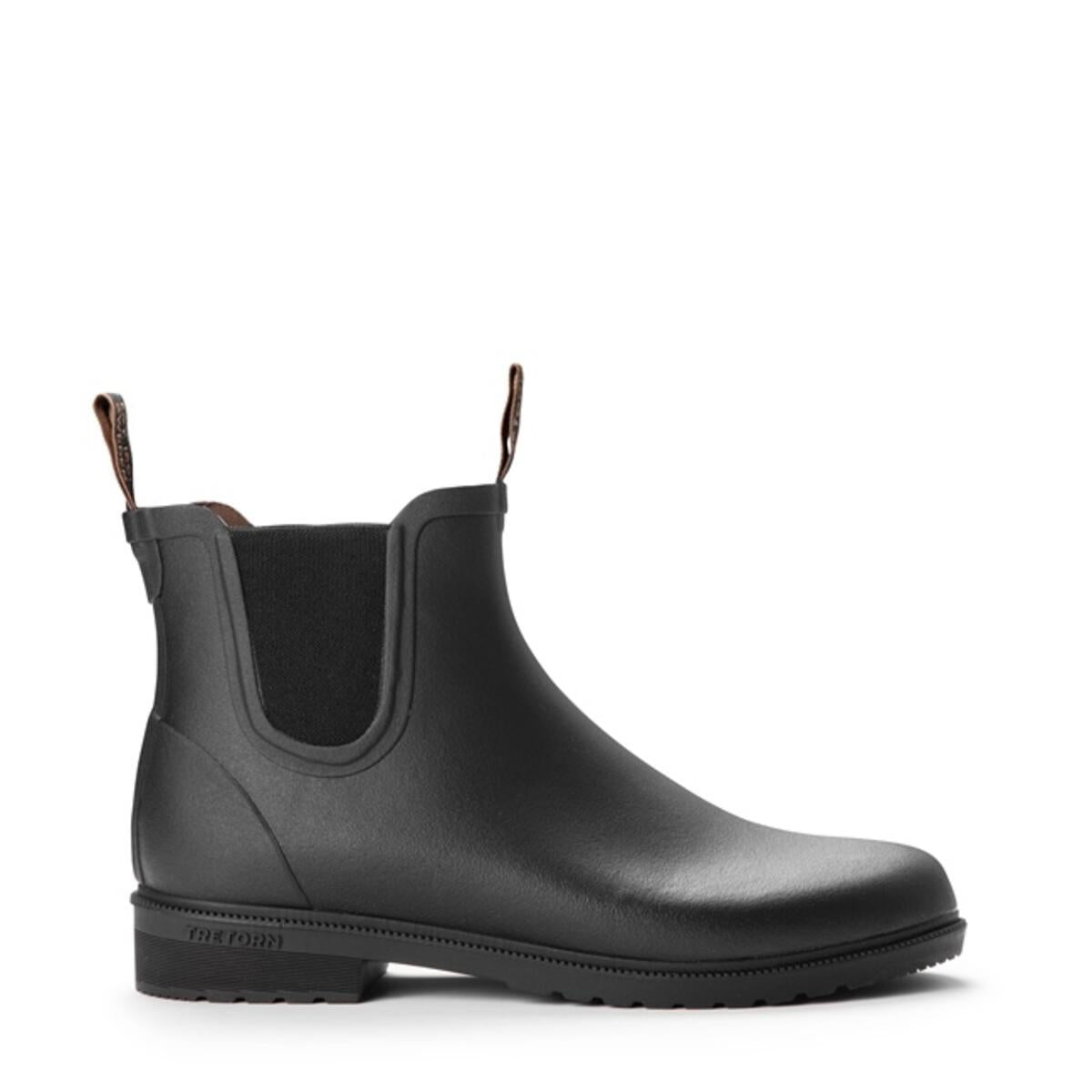 Tretorn Chelsea Classic Rain Boot — Black/Black - Public Mercantile