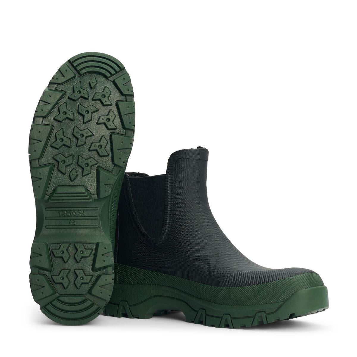 Tretorn Garpa Pile Rain Boot —  Jet Black - Public Mercantile
