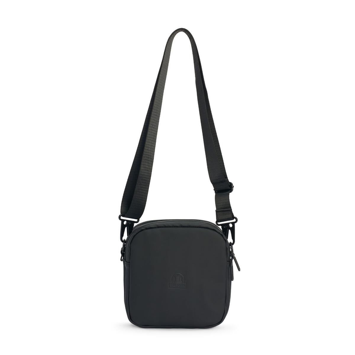 Tretorn PU Crossbody Bag — Jet Black - Public Mercantile