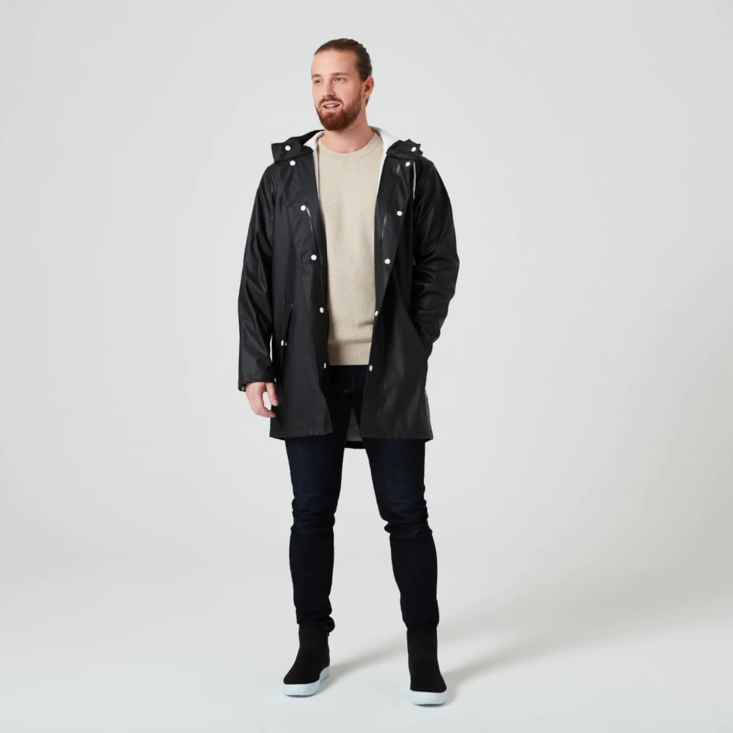 Tretorn Wings Rain Jacket — Black - Public Mercantile