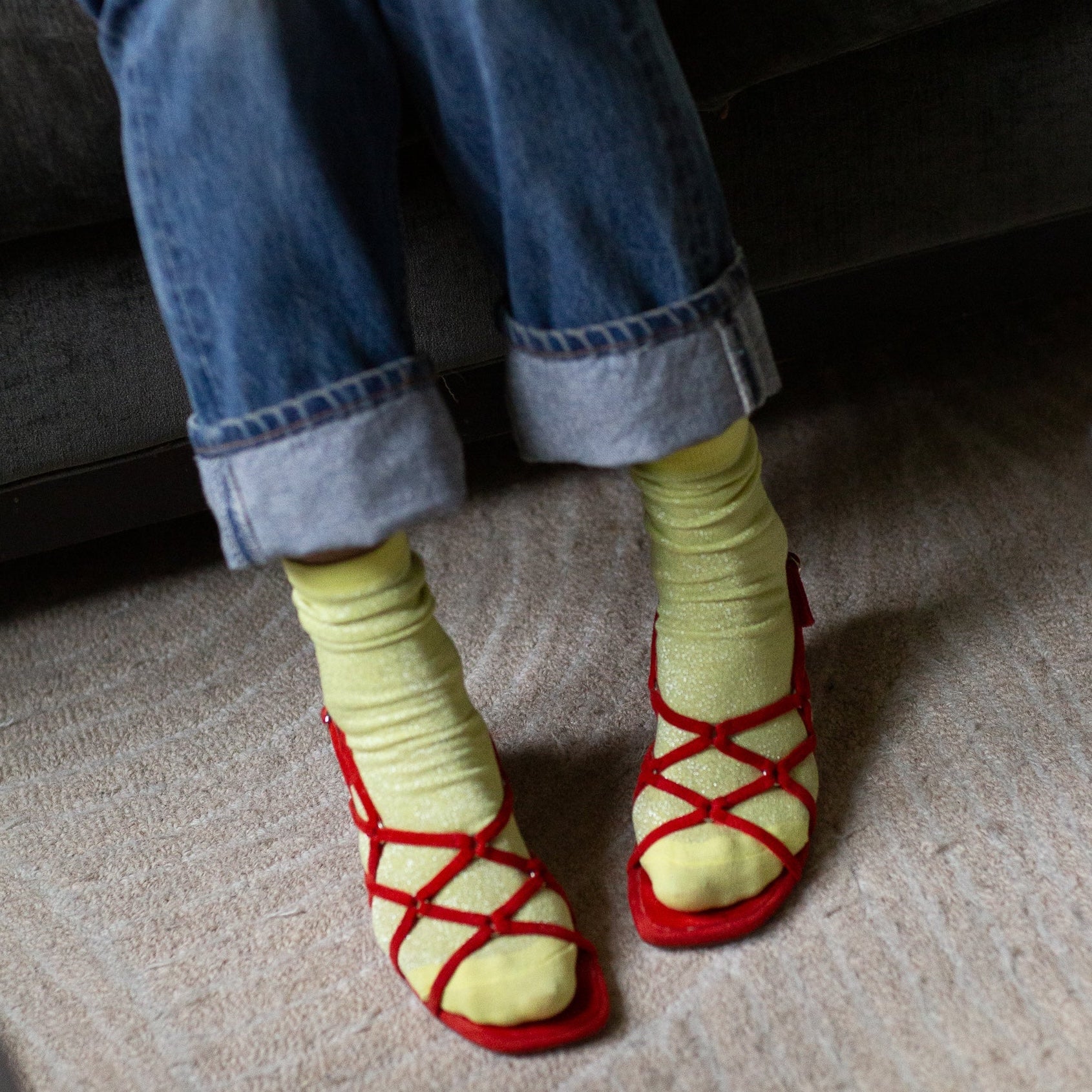 Chaussettes de sport en maille