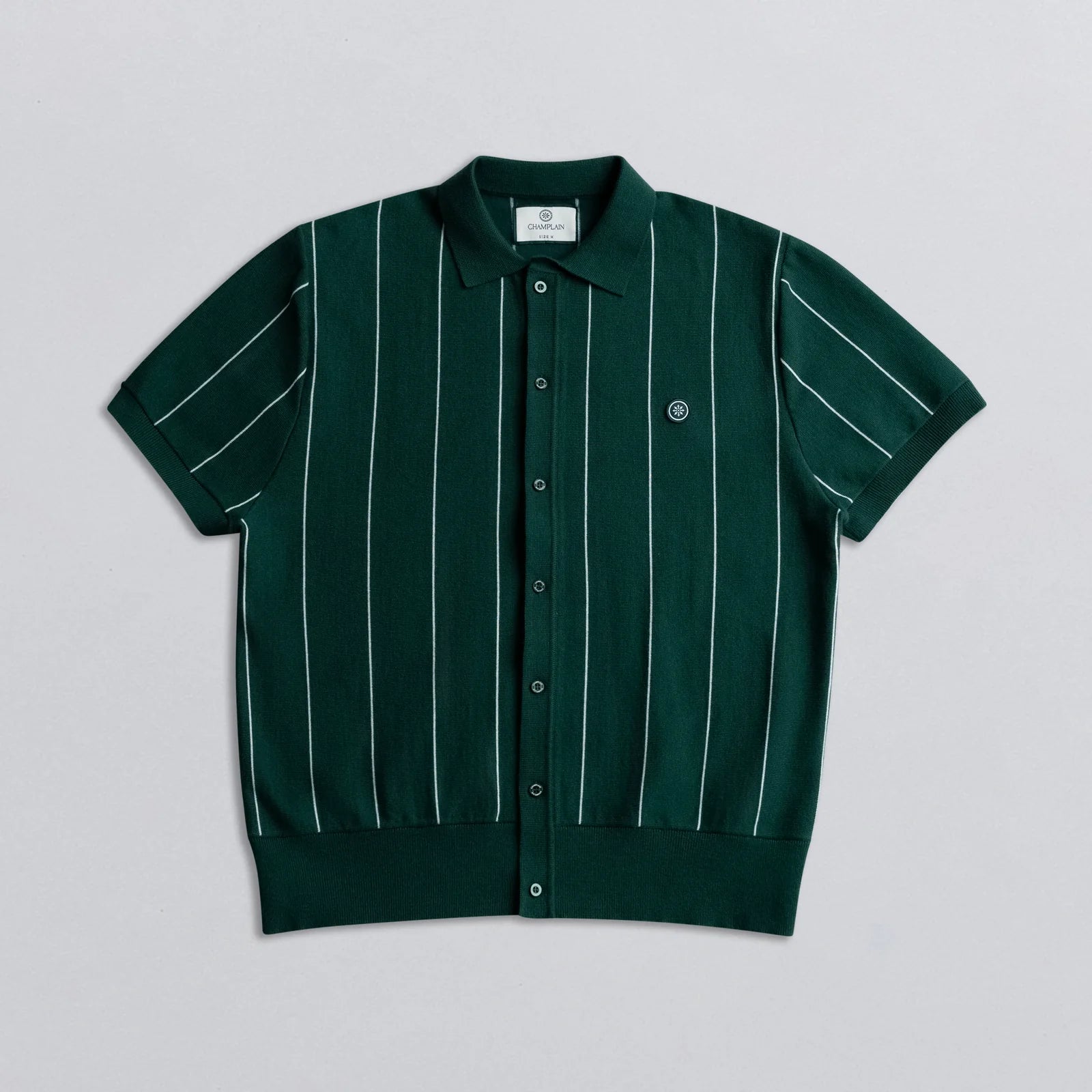 Vertical Stripe Shirt - Green — Champlain - Public Mercantile