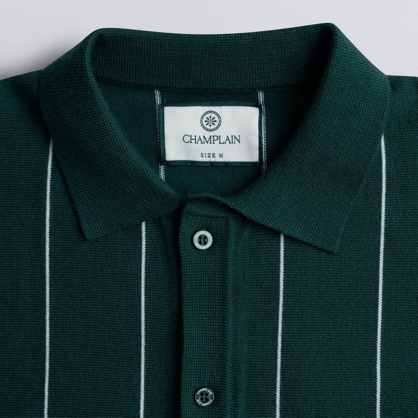 Vertical Stripe Shirt - Green — Champlain - Public Mercantile