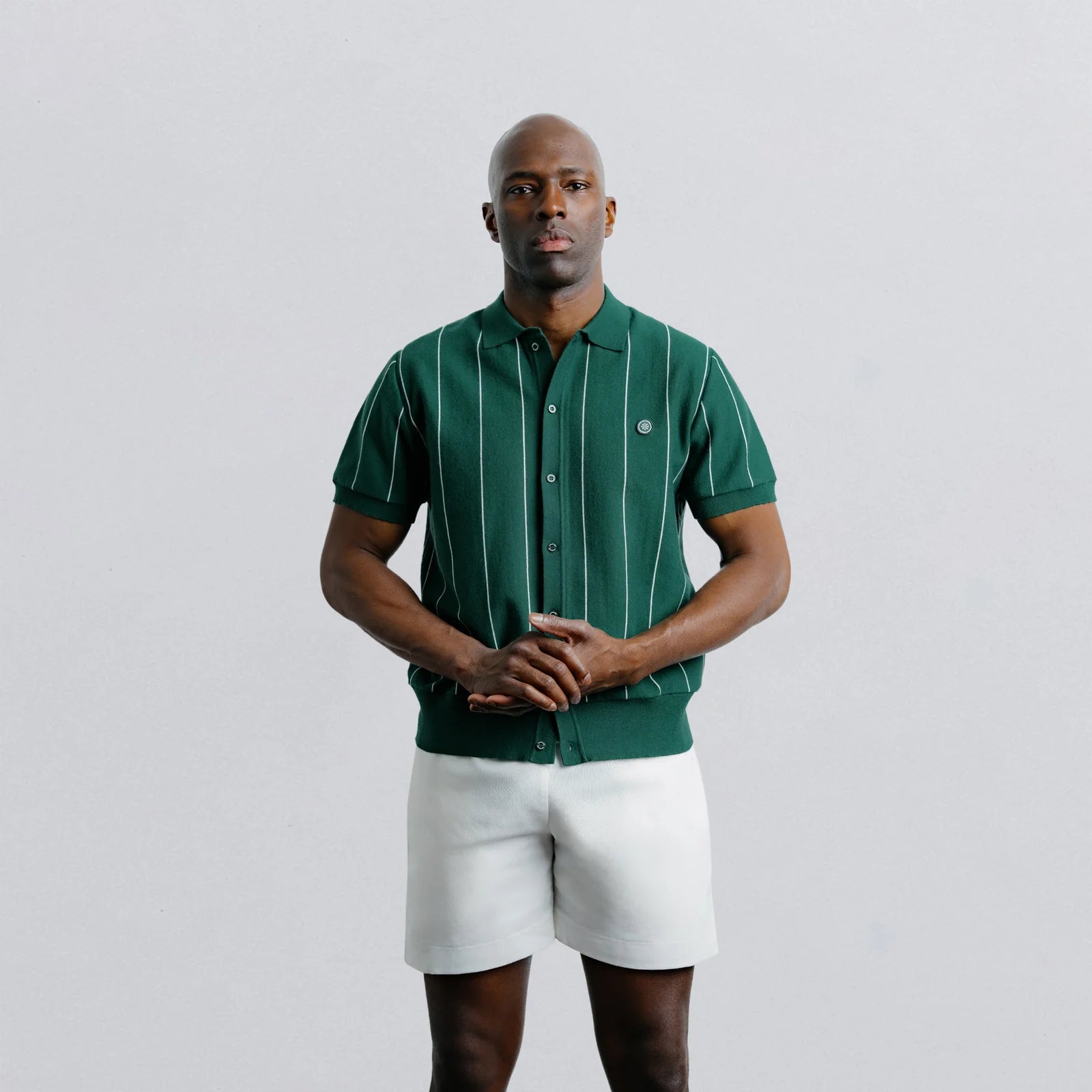 Vertical Stripe Shirt - Green — Champlain - Public Mercantile