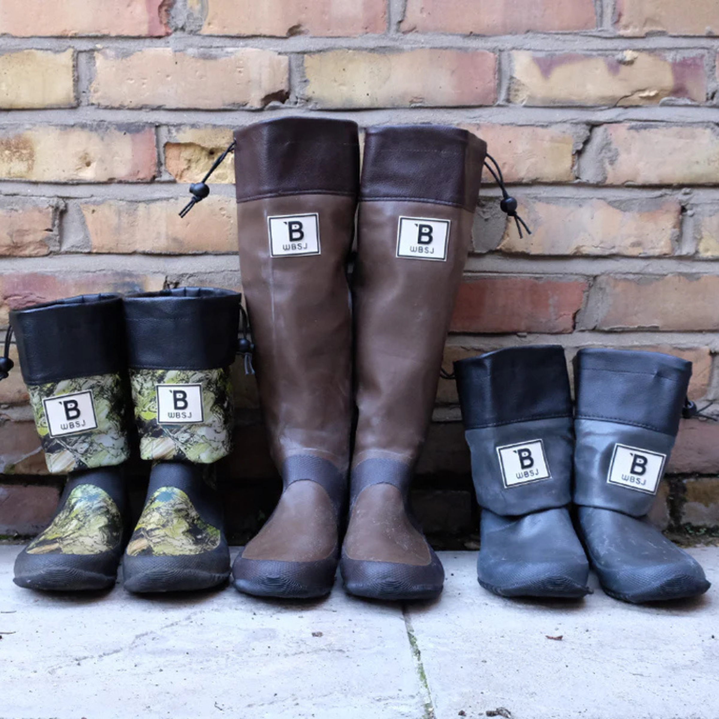 WBSJ Rain Boots — Grey