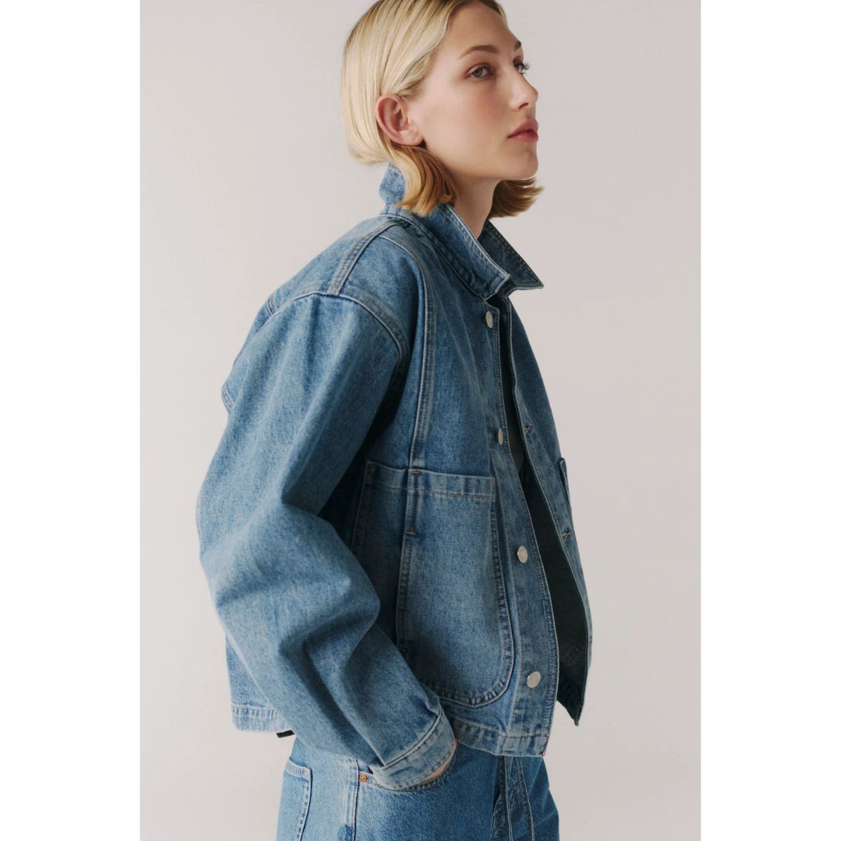 Warp + Weft CPM Denim Jacket — Cleo - Public Mercantile