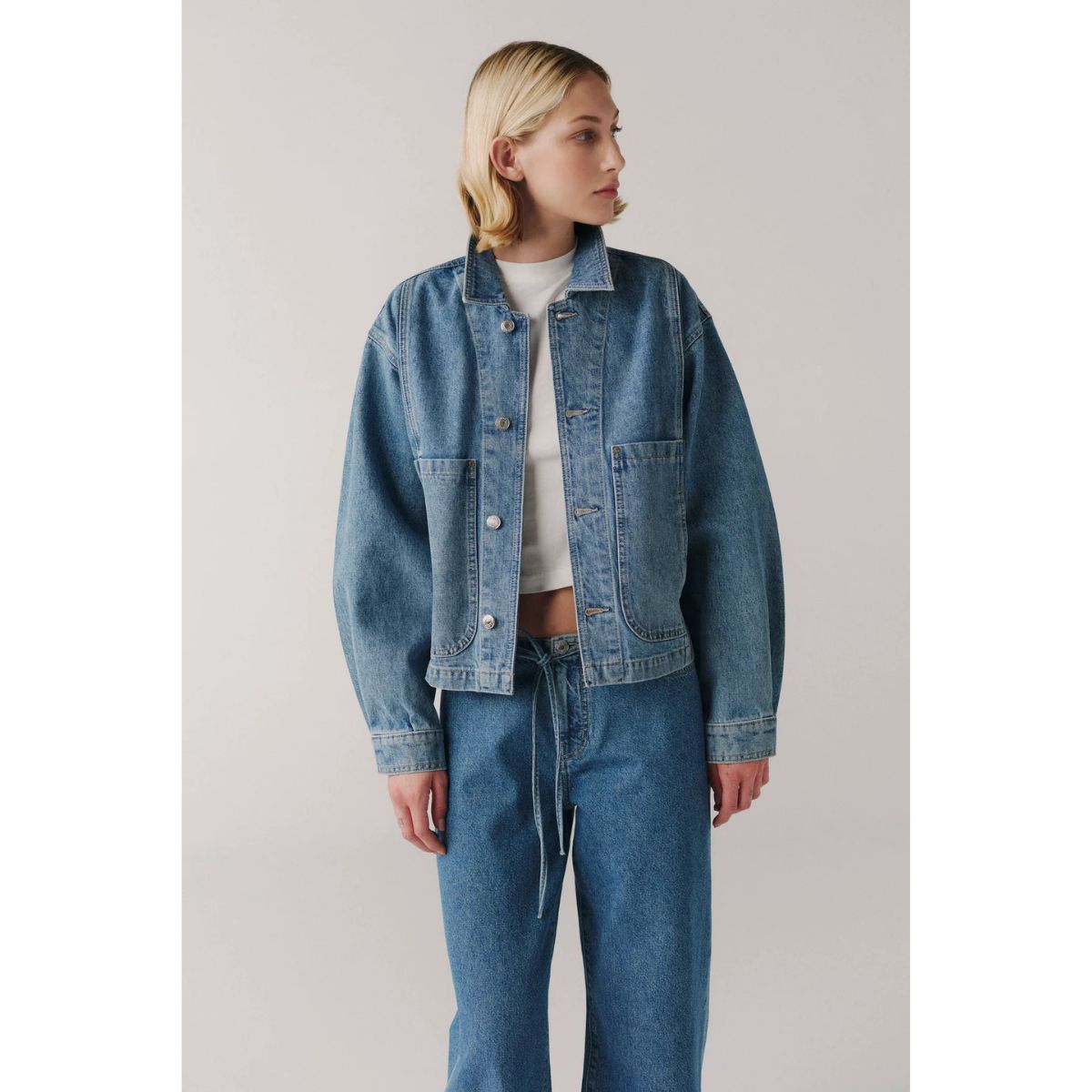 Warp + Weft CPM Denim Jacket — Cleo - Public Mercantile