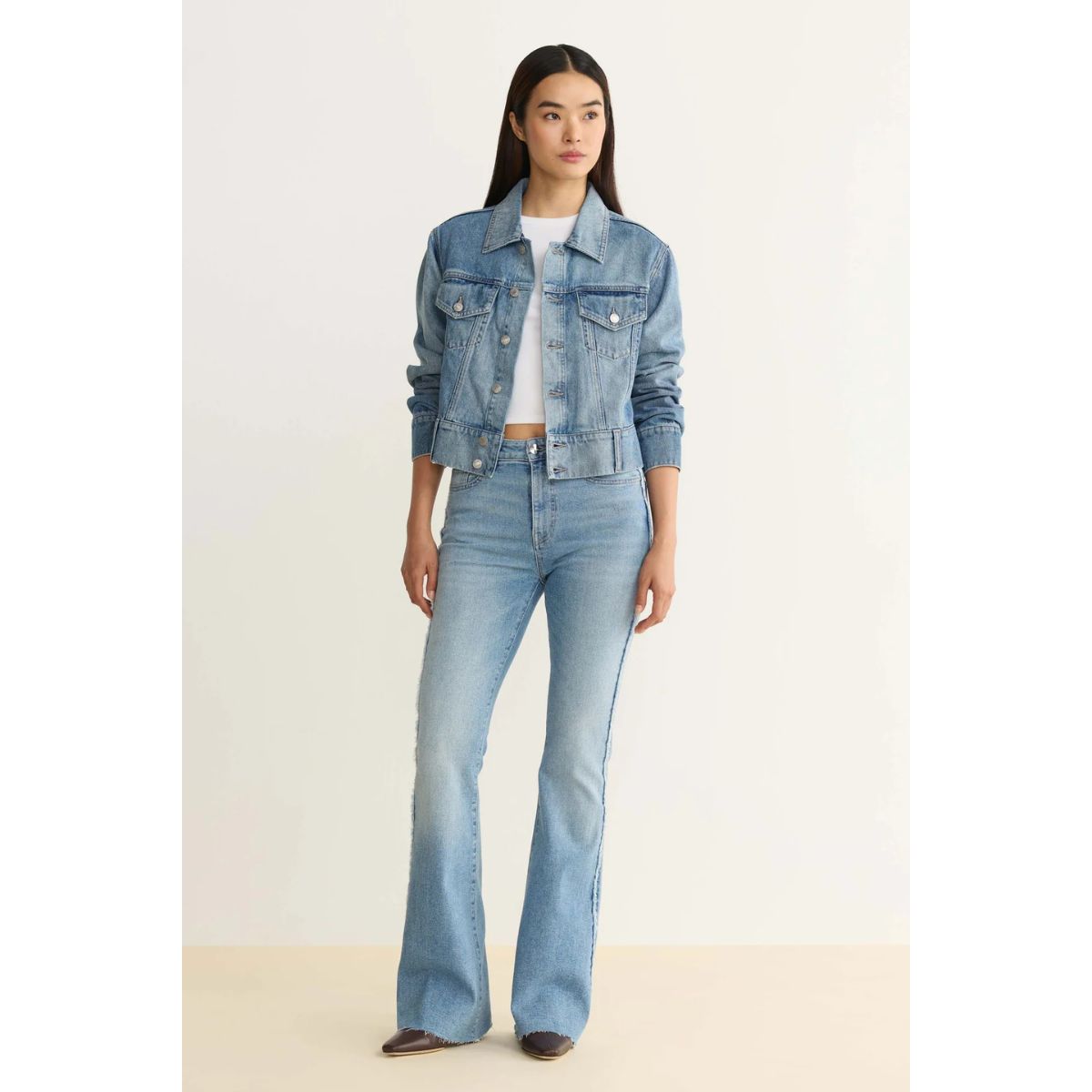 Blazer en denim TPA chaîne et trame — Watersong