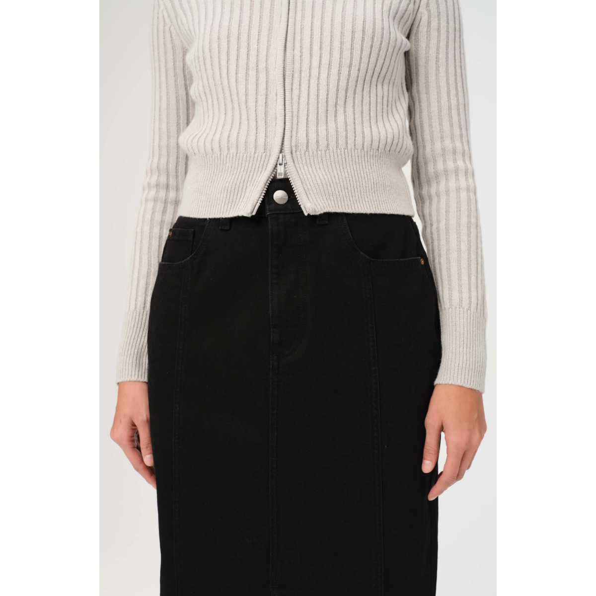 Warp + Weft Denim SMX Maxi Skirt — Ventura - Public Mercantile