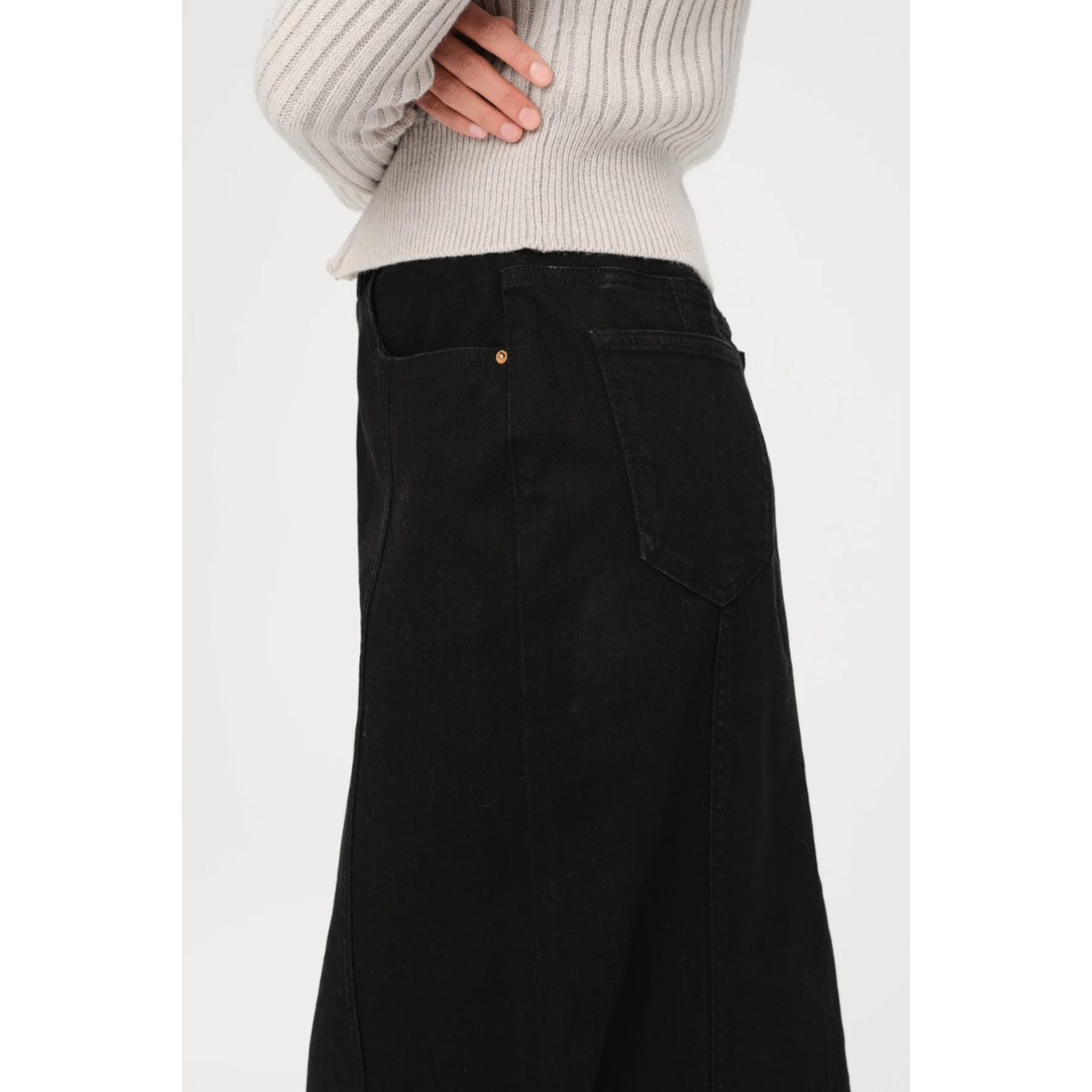 Warp + Weft Denim SMX Maxi Skirt — Ventura - Public Mercantile