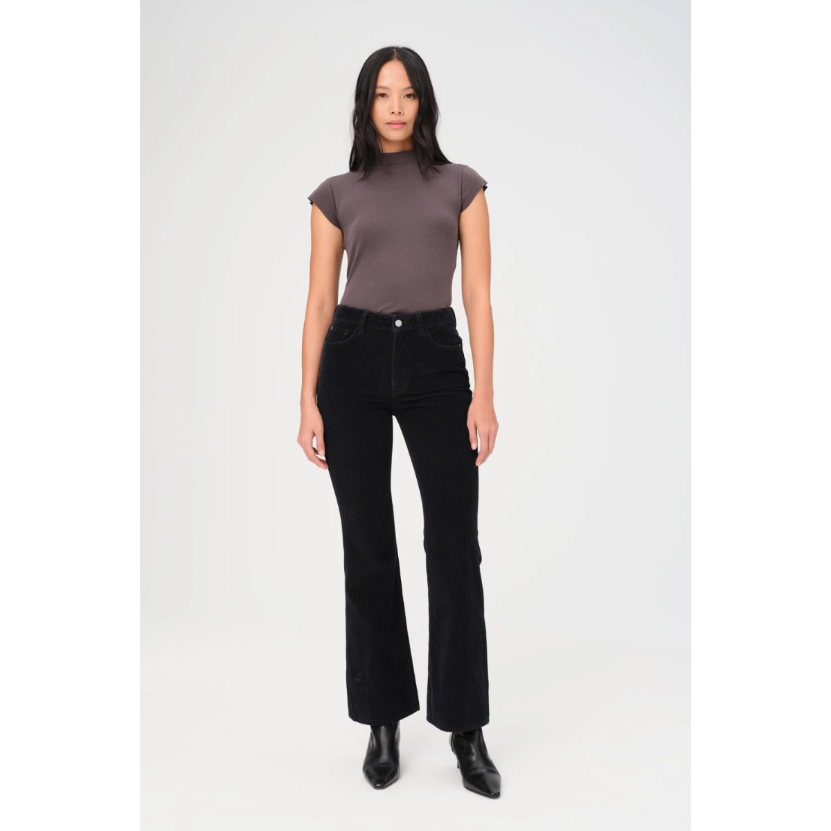Warp + Weft NAO High Rise Bootcut — Knight - Public Mercantile
