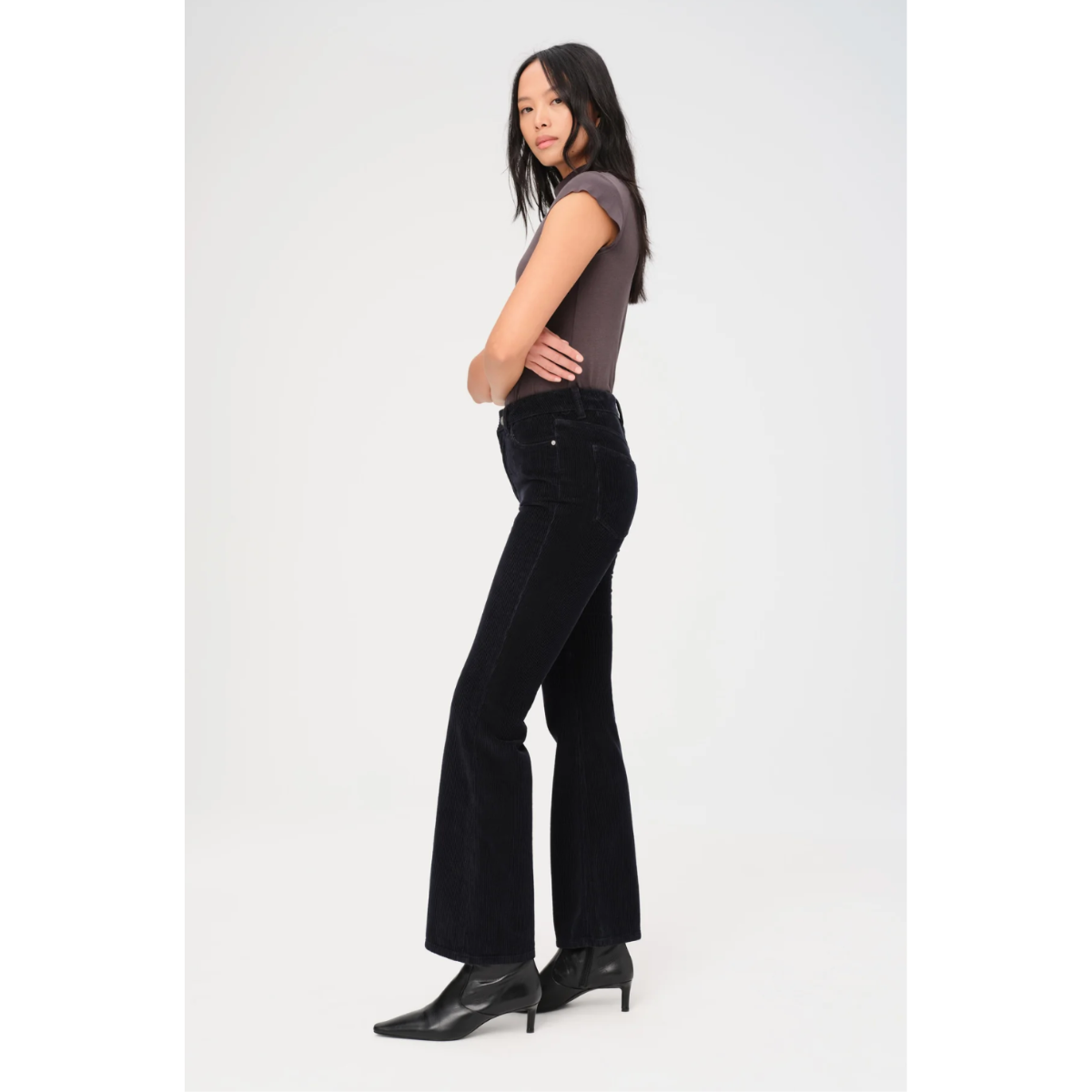 Warp + Weft NAO High Rise Bootcut — Knight - Public Mercantile