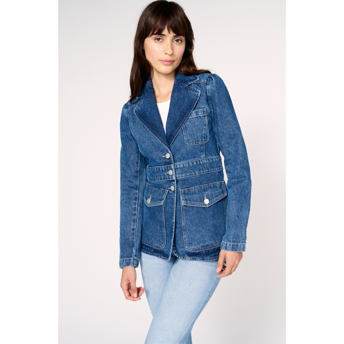 Warp + Weft TPA Denim Blazer — Watersong - Public Mercantile