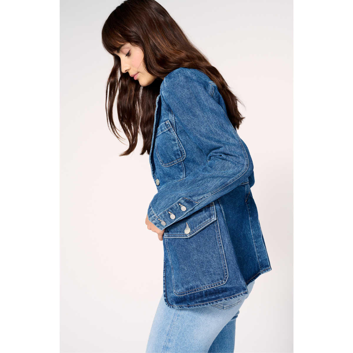 Warp + Weft TPA Denim Blazer — Watersong - Public Mercantile