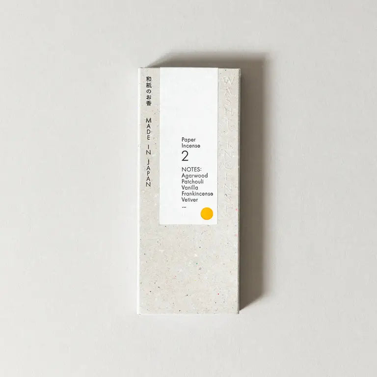 Washi Paper Incense Strips — #2 Elegant Agarwood