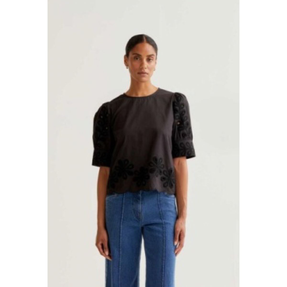 Black Cotton Blouse — Wild Pony - Public Mercantile