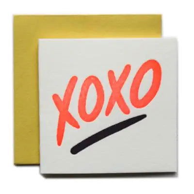 Xoxo Tiny Card - Public Mercantile