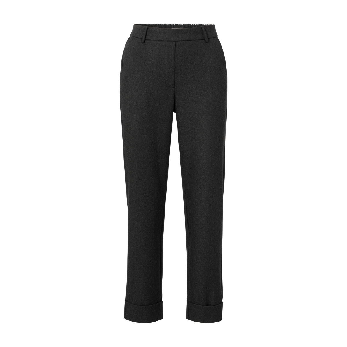 YAYA Soft Midrise Pants — Anthracite - Public Mercantile