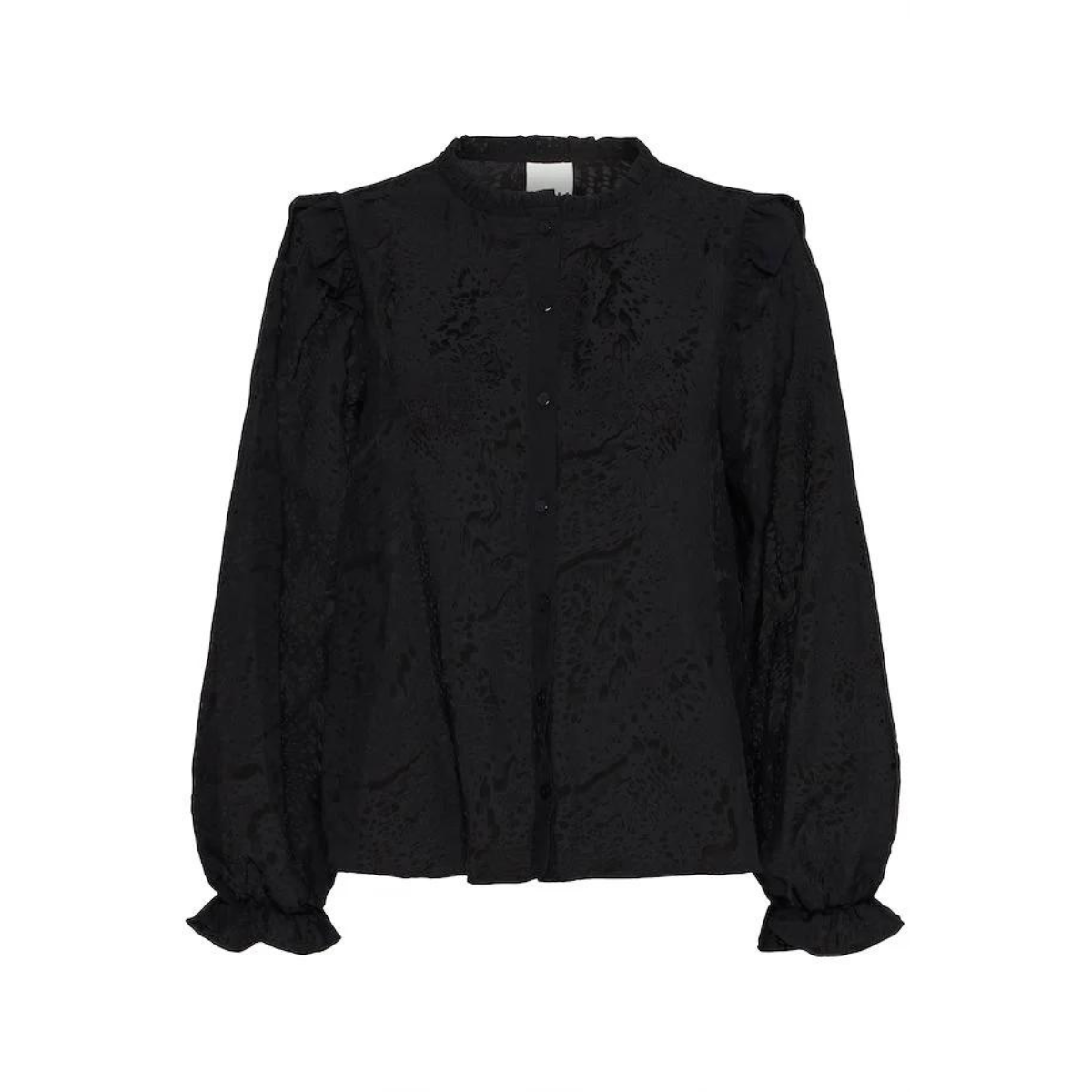 ICHI Copenhagen Yarrow Shirt — Black