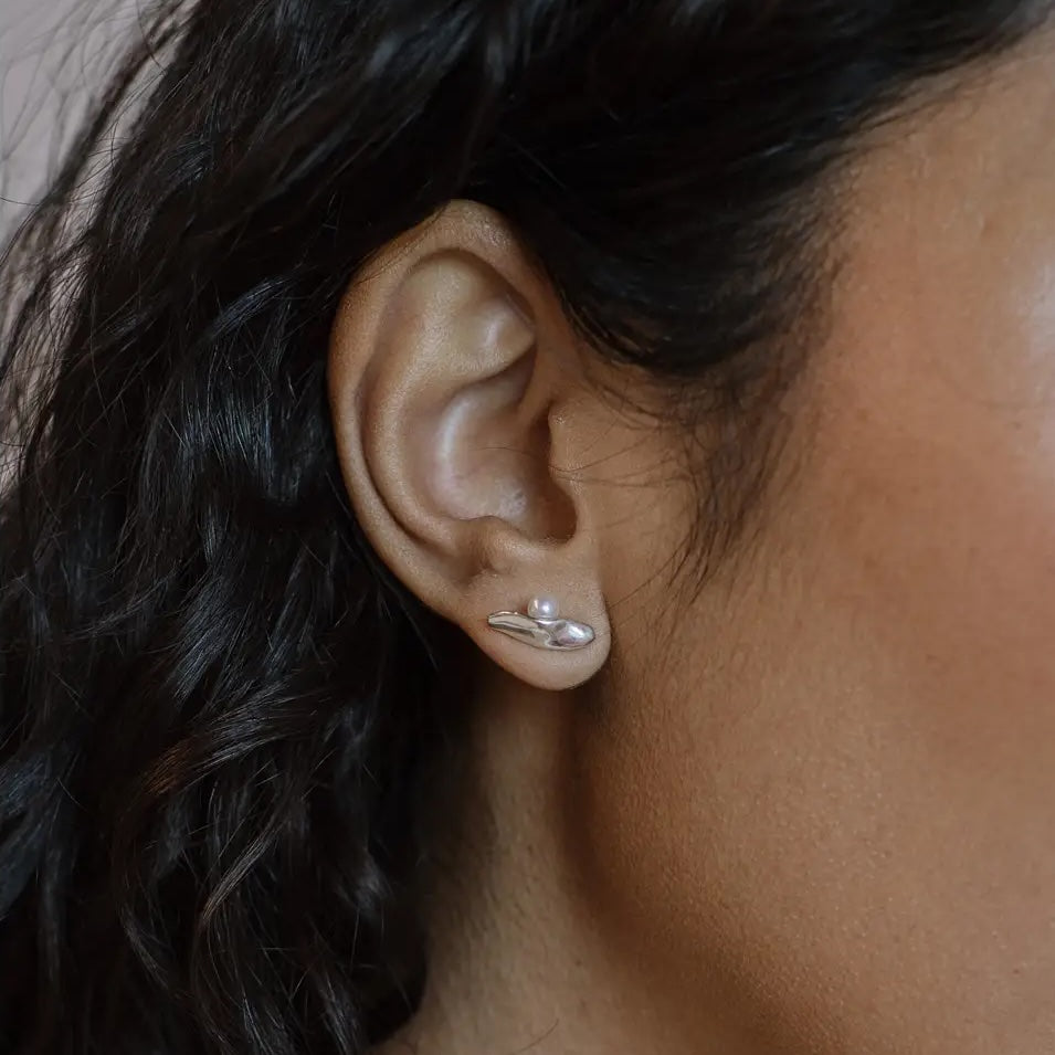 Hidden Studs Silver - Kara Yoo - Public Mercantile