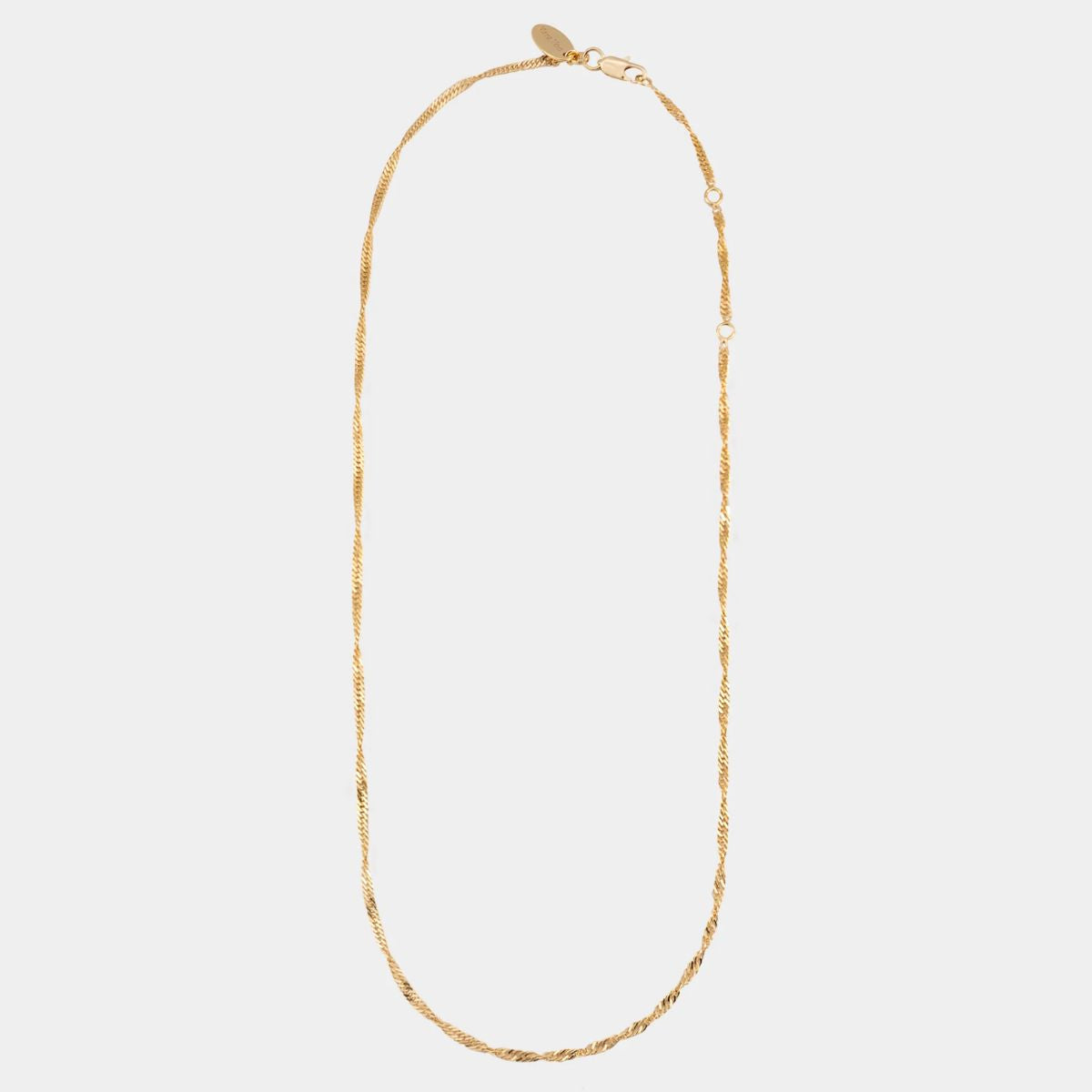 Thin Singapore Necklace Gold - Kara Yoo - Public Mercantile