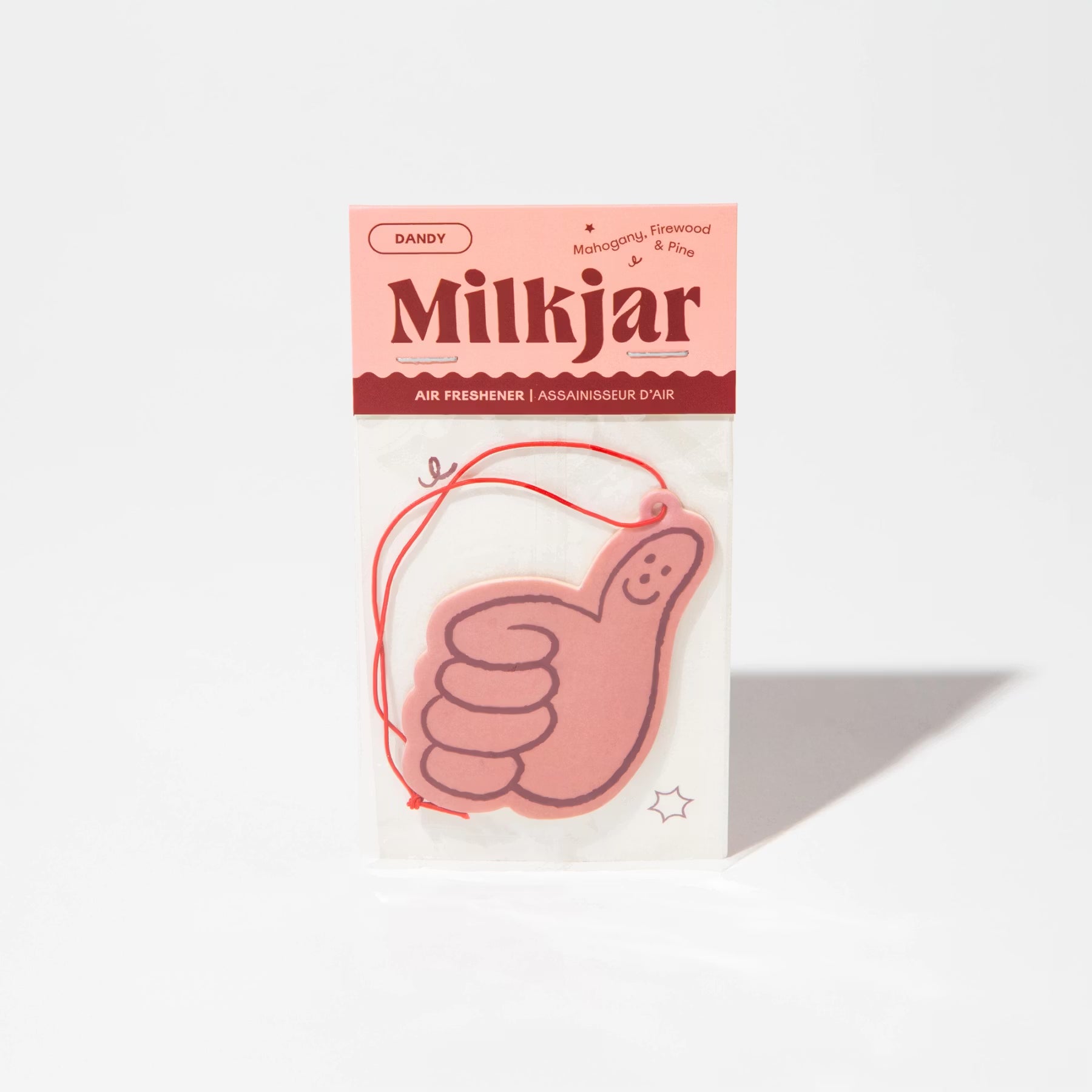 Dandy | Mahogany, Firewood & Pine Air Freshener — Milk Jar - Public Mercantile