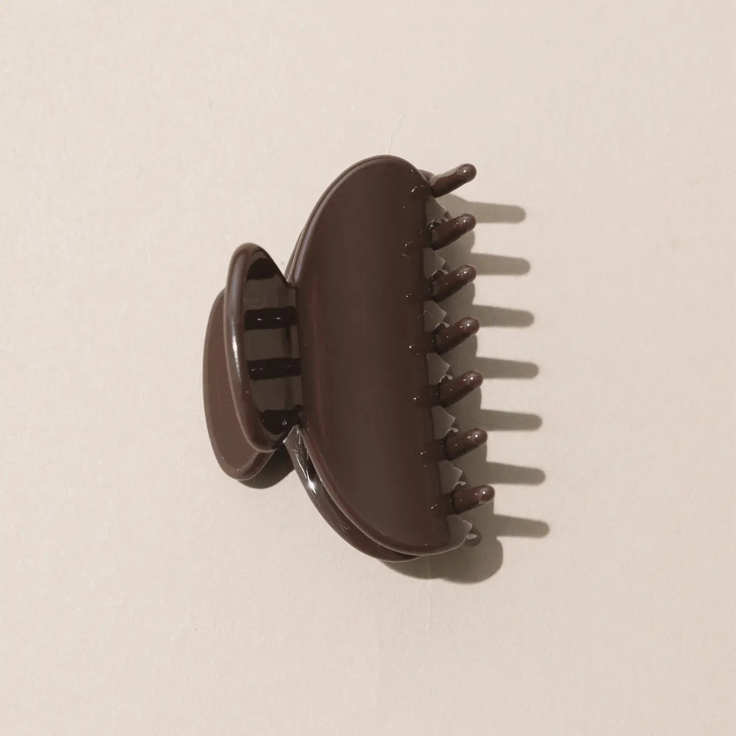 Nat + Noor Small Hair Claw — Chocolate