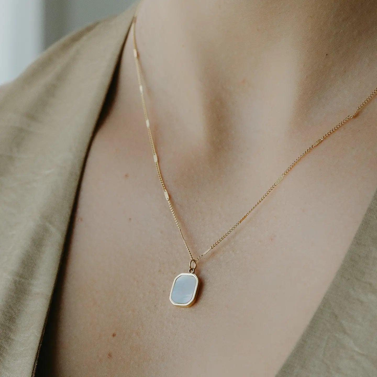 Aurelia Necklace — Petite Gold - Public Mercantile