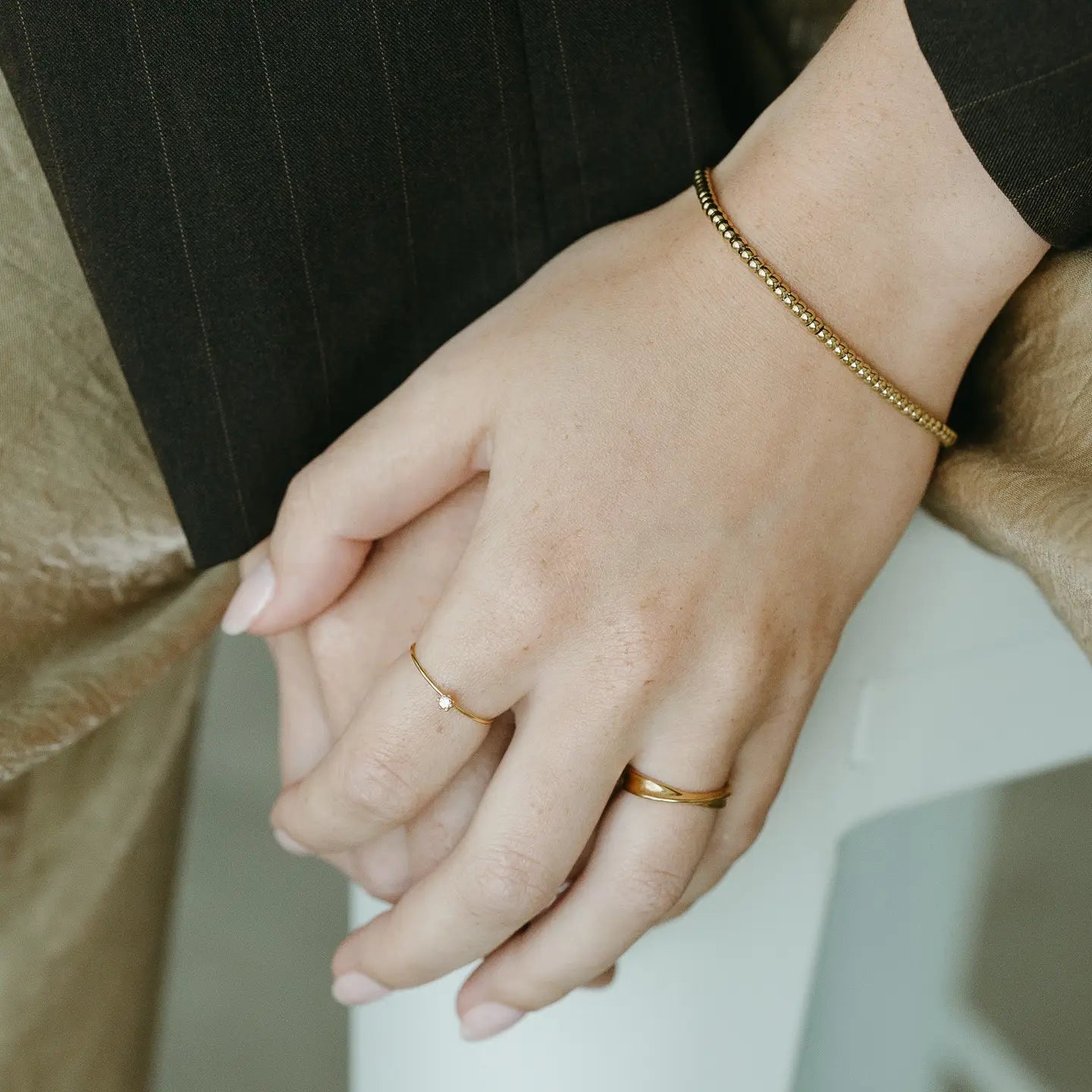 Gold Beaded Bracelet - Public Mercantile