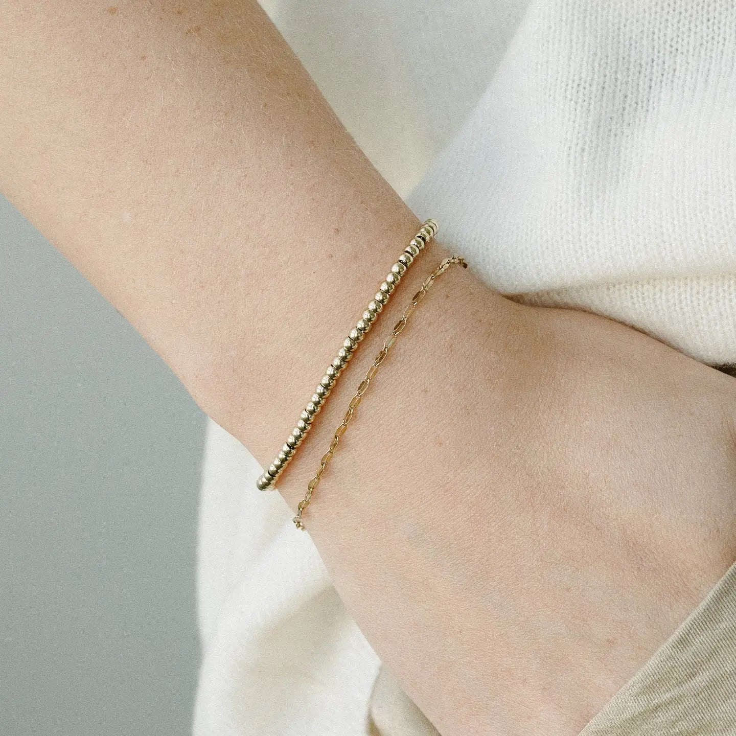 Gold Beaded Bracelet - Public Mercantile