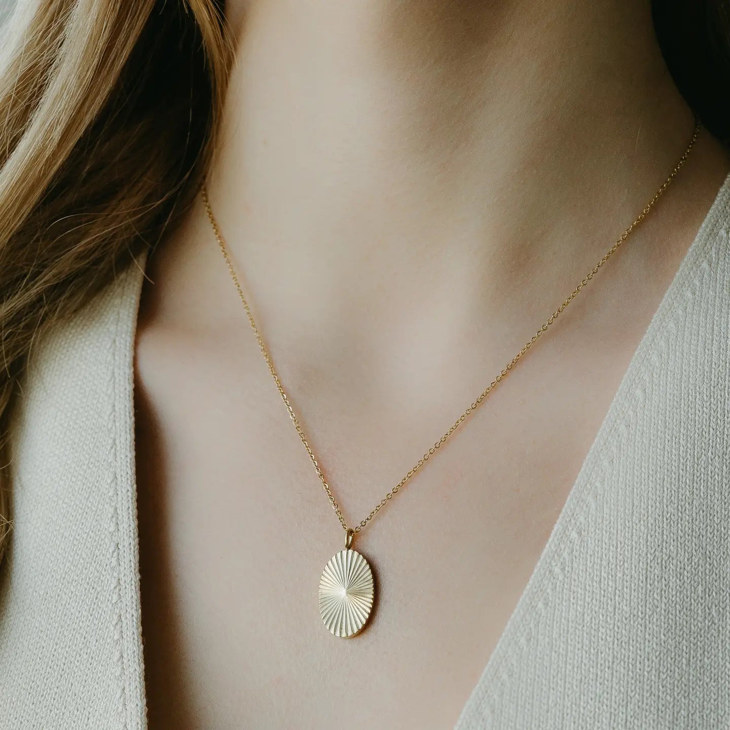 Solara Necklace — Petite Gold - Public Mercantile