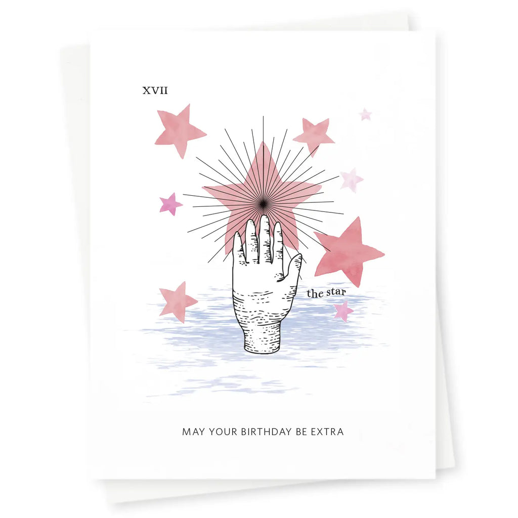 Star Tarot Birthday Card