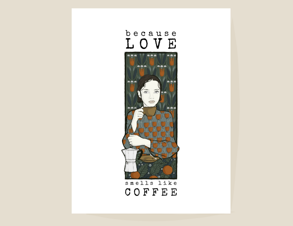 Love and Coffee - Everyday Joy card