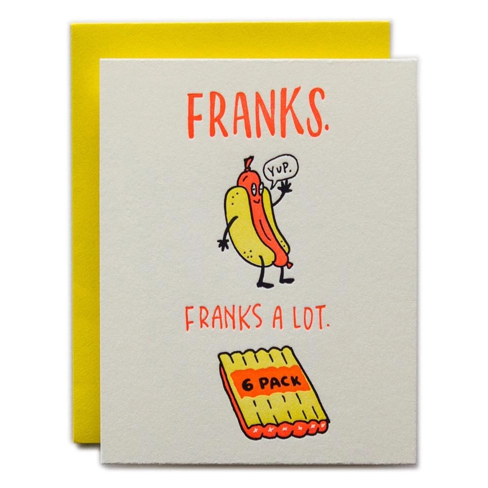 Franks A Lot Card