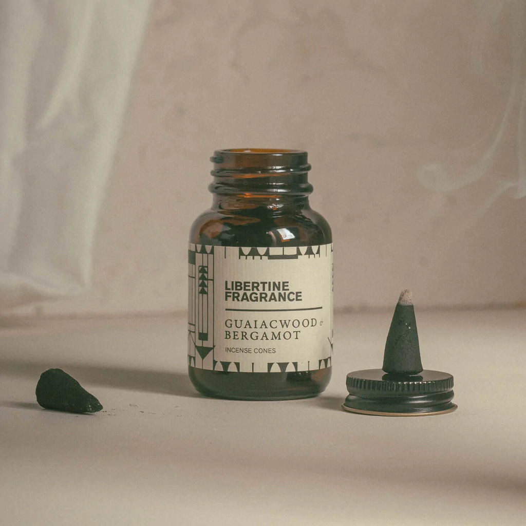 Libertine Incense Cones - Guaiacwood & Bergamot