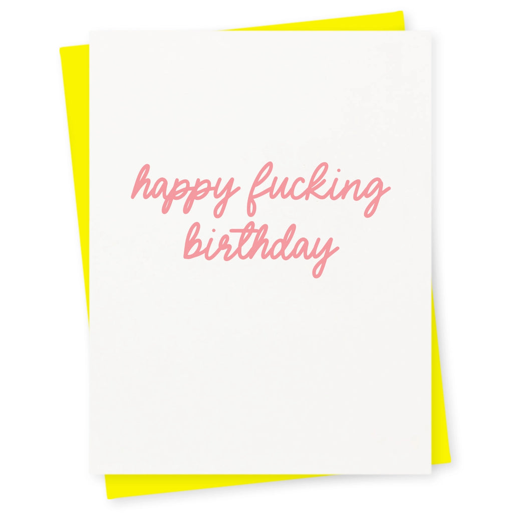 Happy F-Birthday Card
