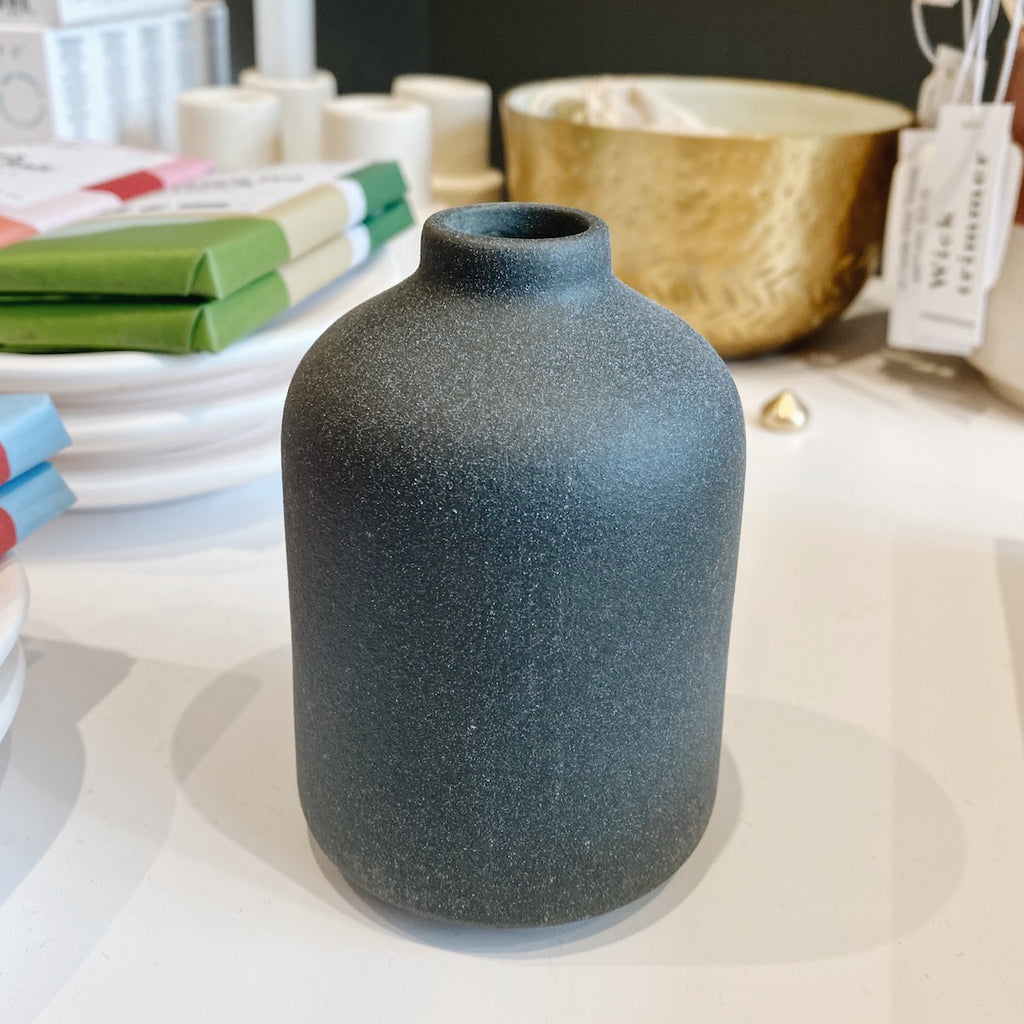Small Bud Vase - Charcoal