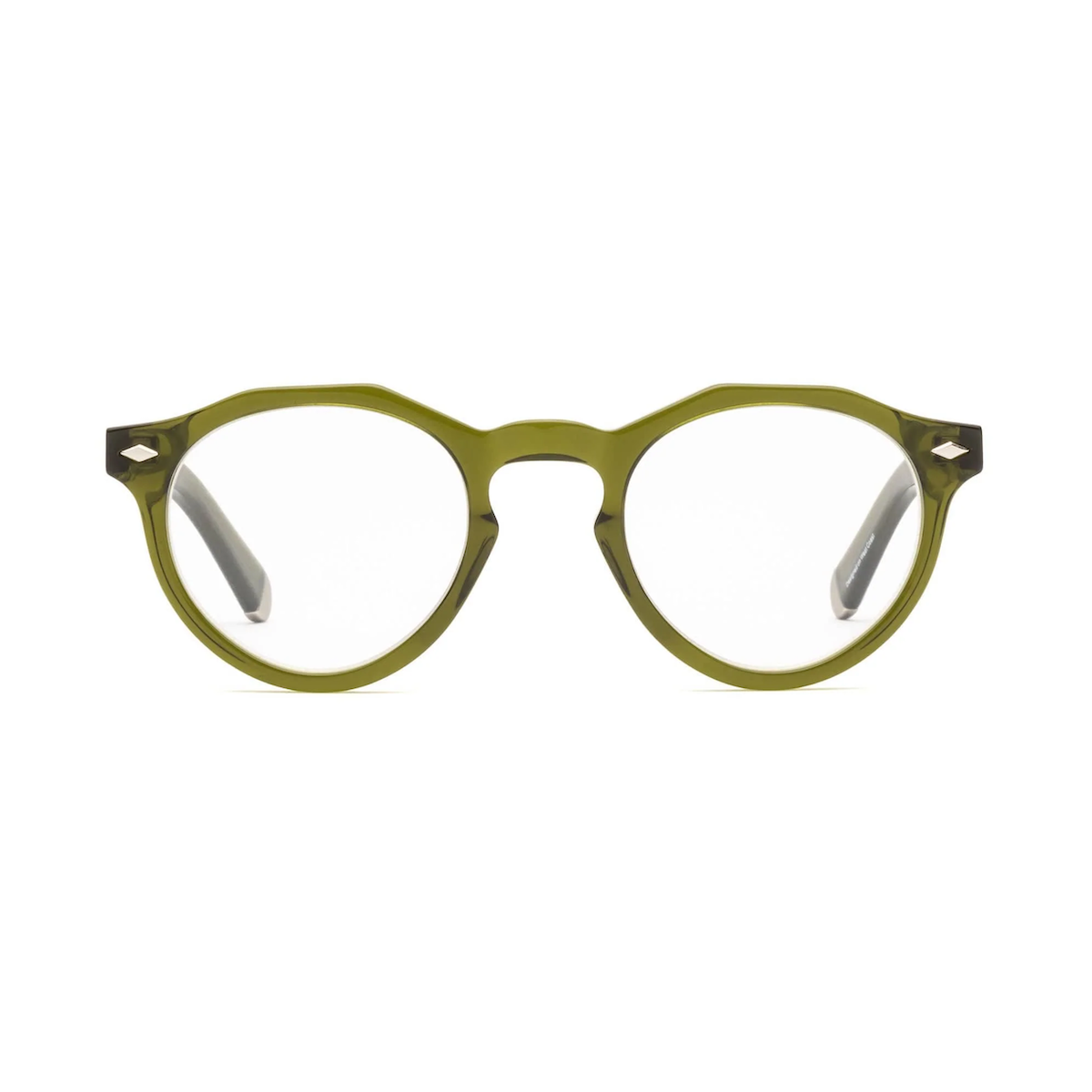 Caddis Dogleg Reading Glasses - Heritage Green