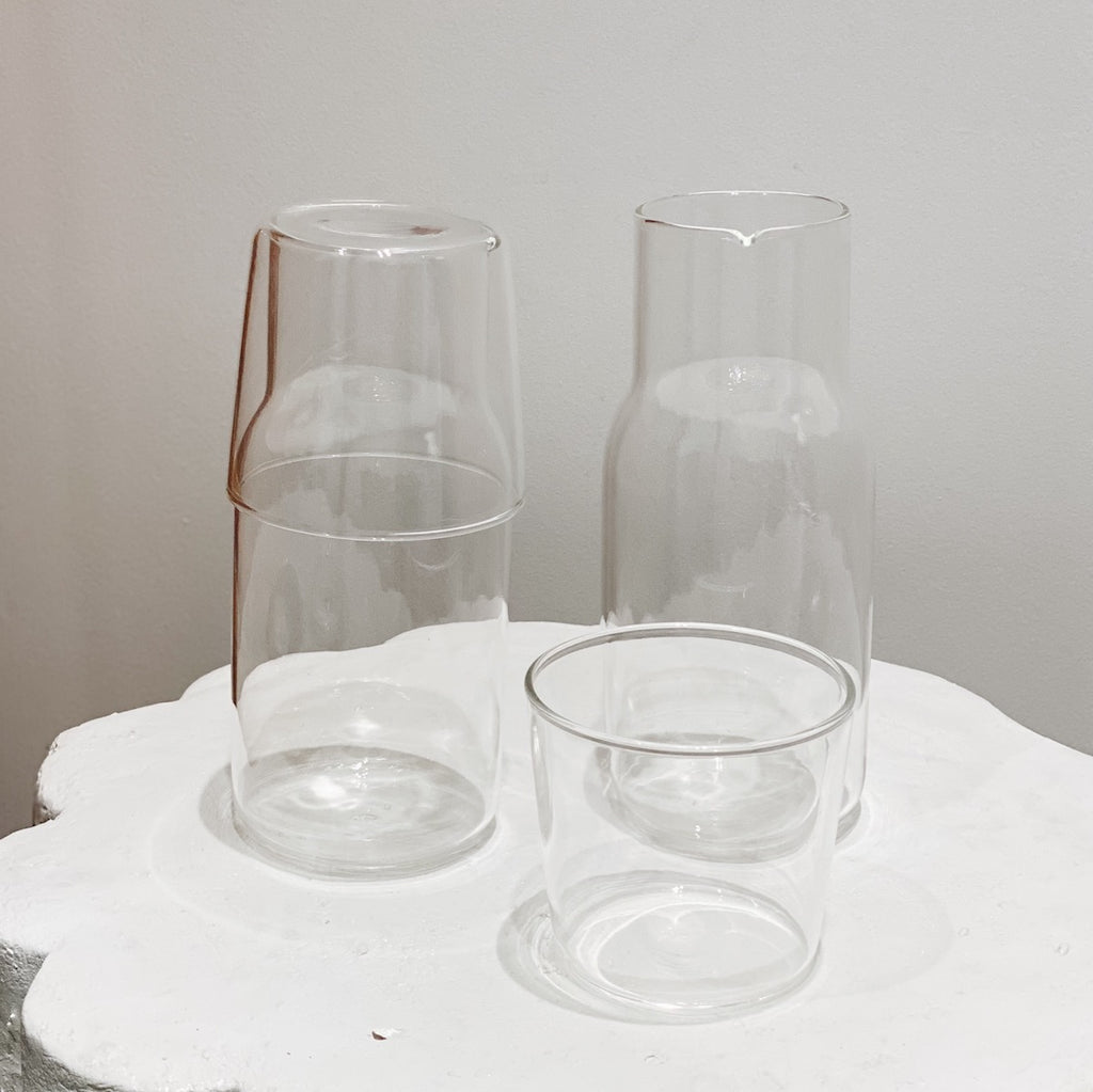 Water Glass & Carafe