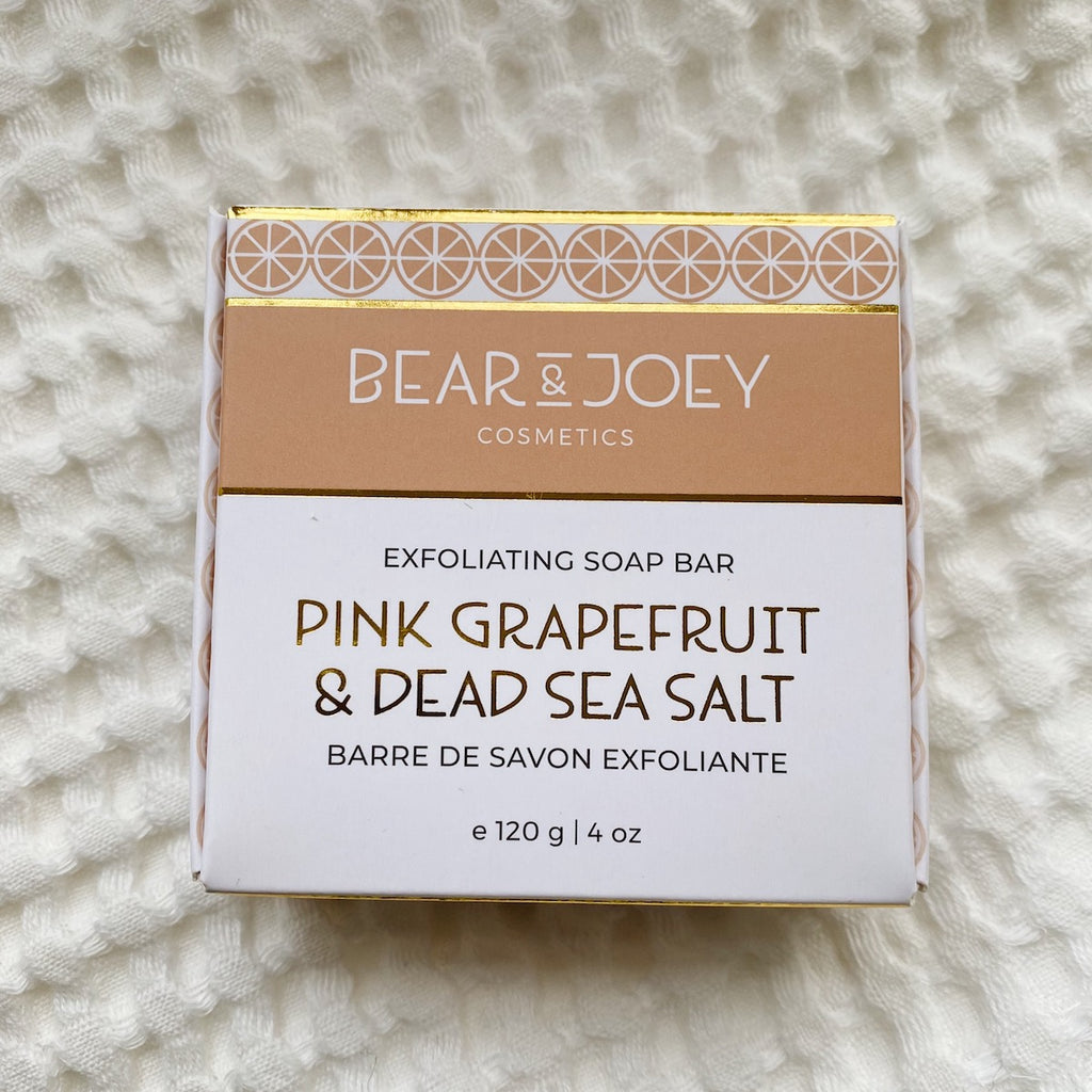 Exfoliating Soap Bar — Pink Grapefruit & Dead Sea Salt