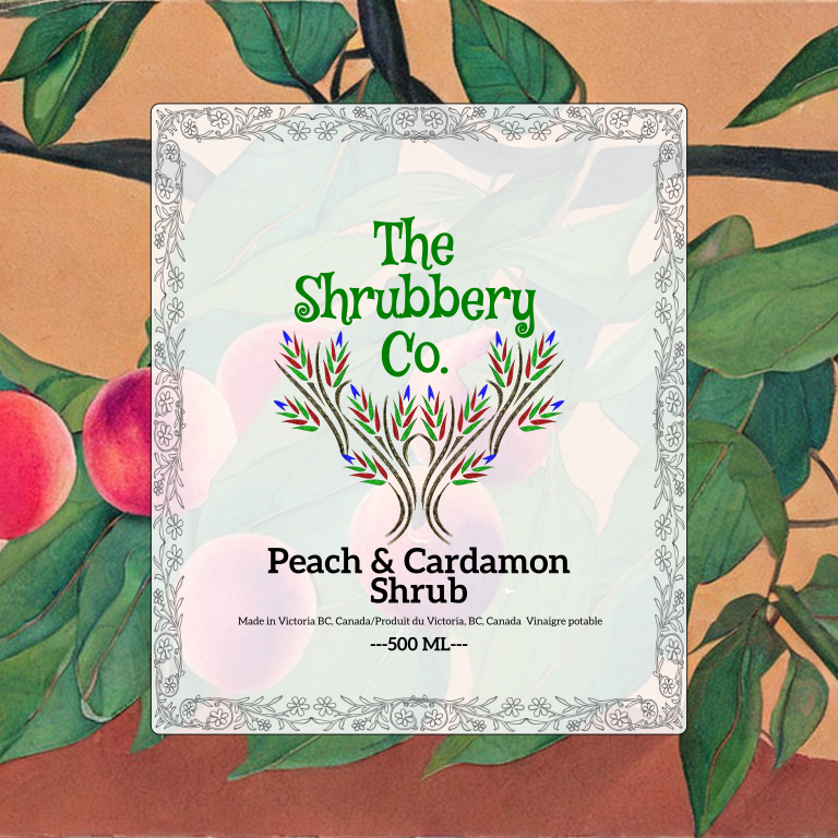Peach & Cardamom Shrub