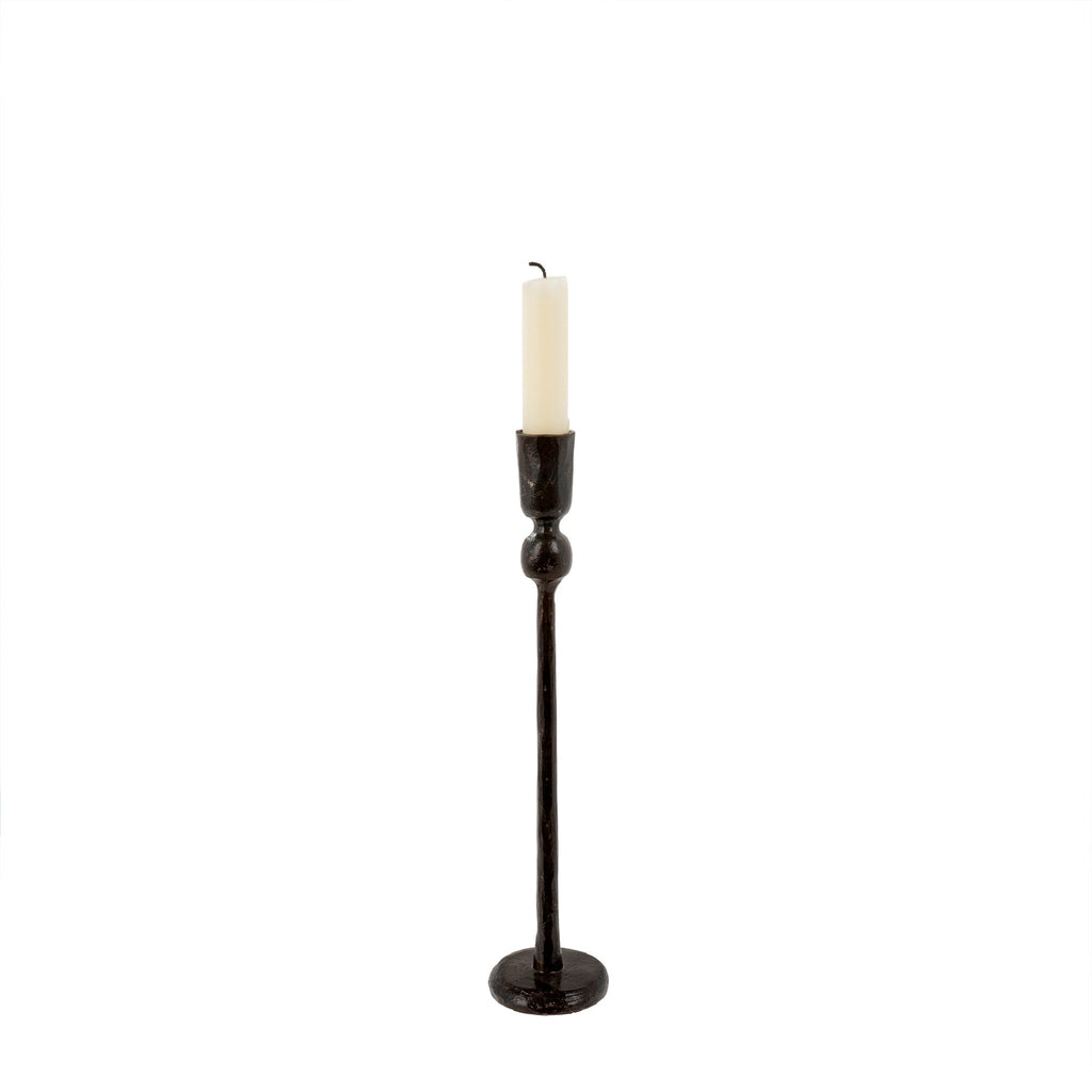 Revere Black Iron Candlestick - Large