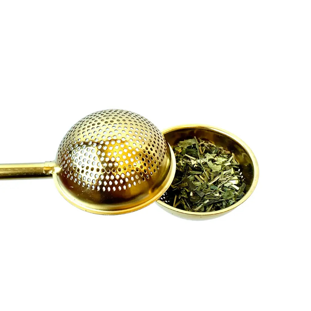 Stainless Steel Push Infuser - Gold