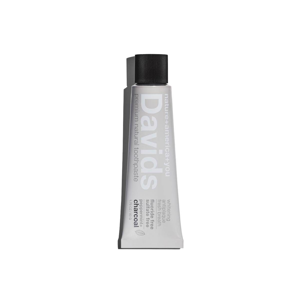 Davids Toothpaste | charcoal+peppermint travel size