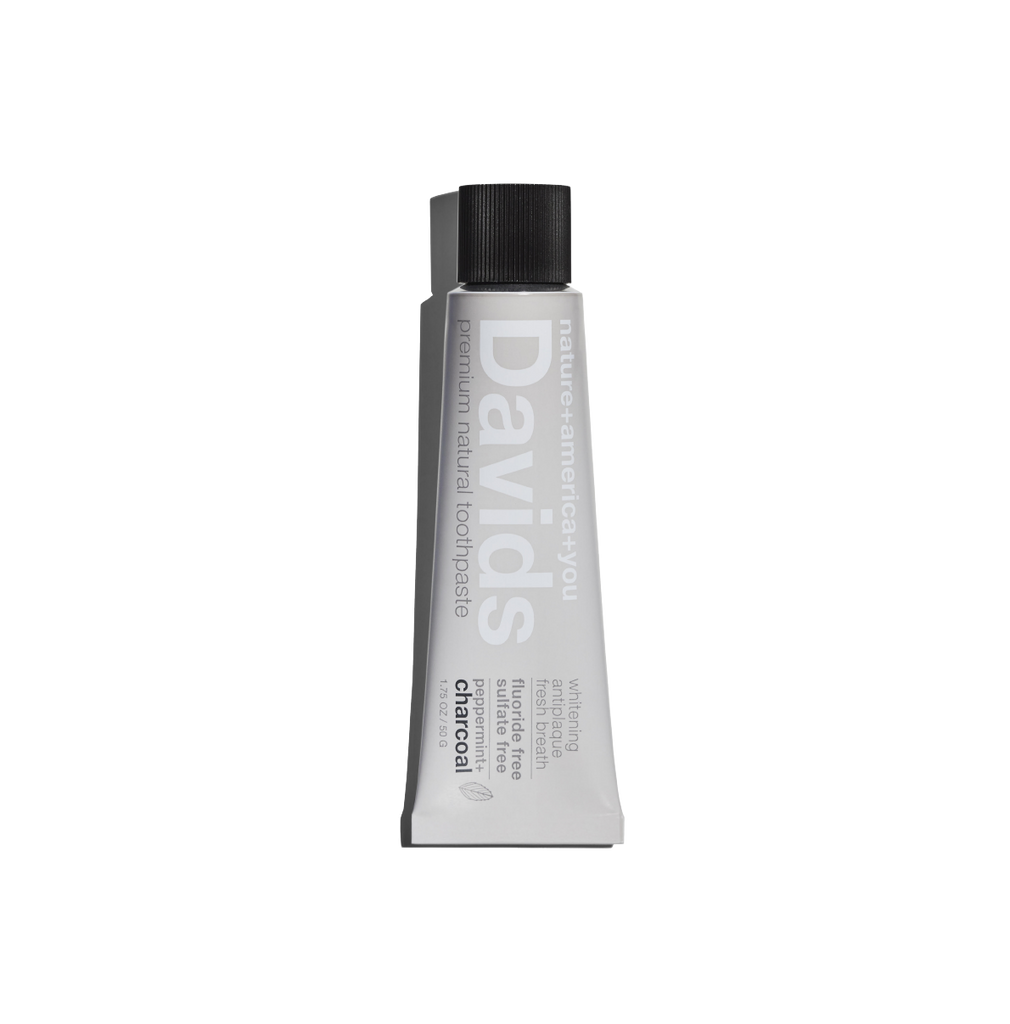 Davids Toothpaste | charcoal+peppermint travel size